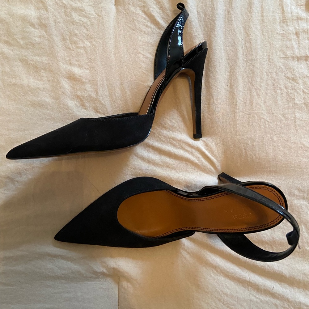 ASOS Black Pointed Toe Heels
